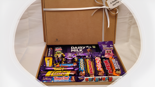 Cadbury Chocolate Bar Gift Box Set | Personalised Hamper | New Year | Birthday | Grand Treasure (Large)